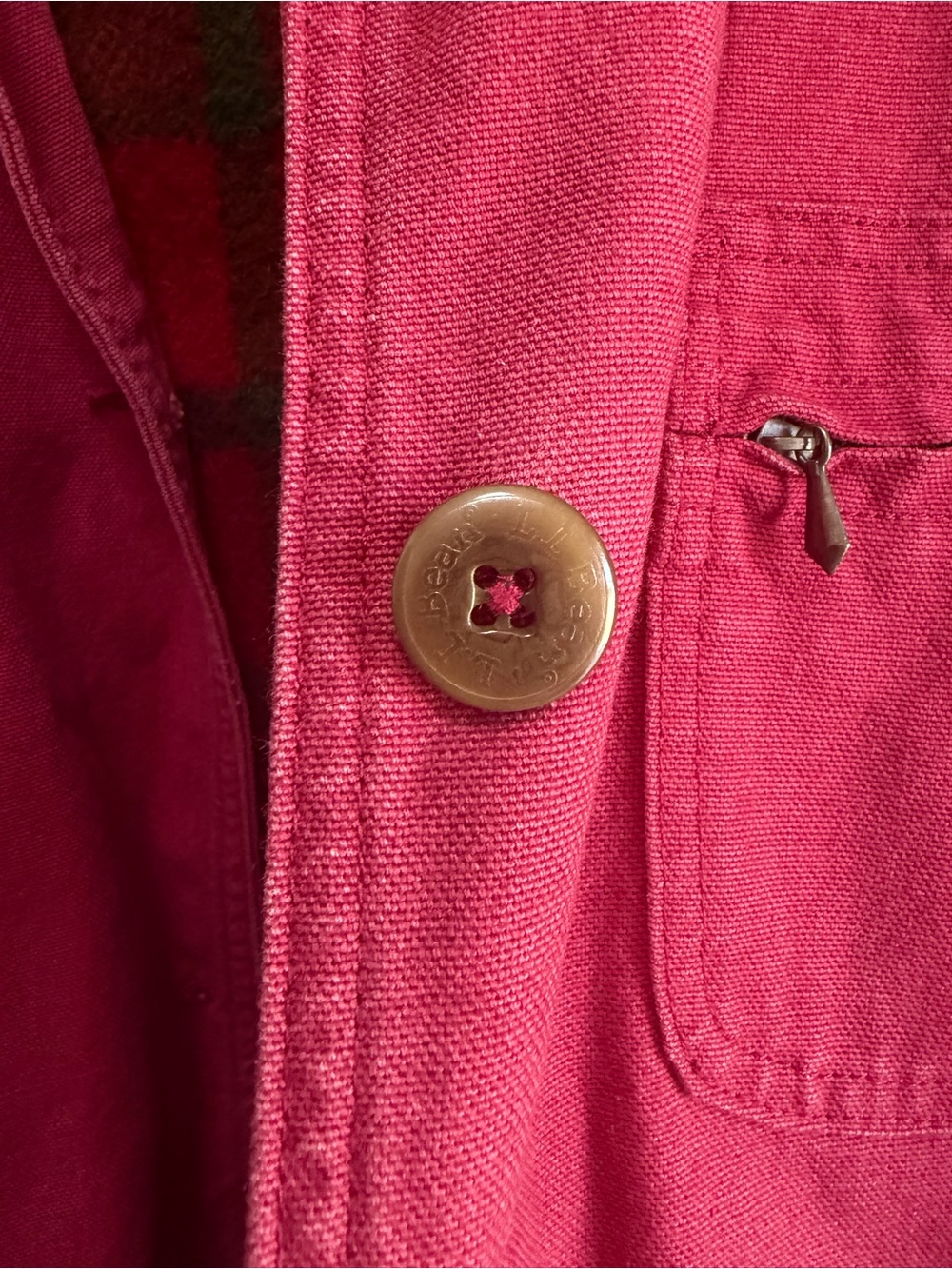 *VINTAGE* 80s/90s LL Bean Burgundy Barn Oversized Coat Womens XL Wool interior - Picture 4 of 8